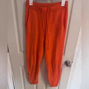 FILORO Orange cashmere jogger